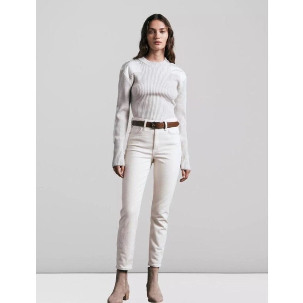 NWT Rag & Bone Nina High Rise Ankle Cigarette Denim Jeans Size 24